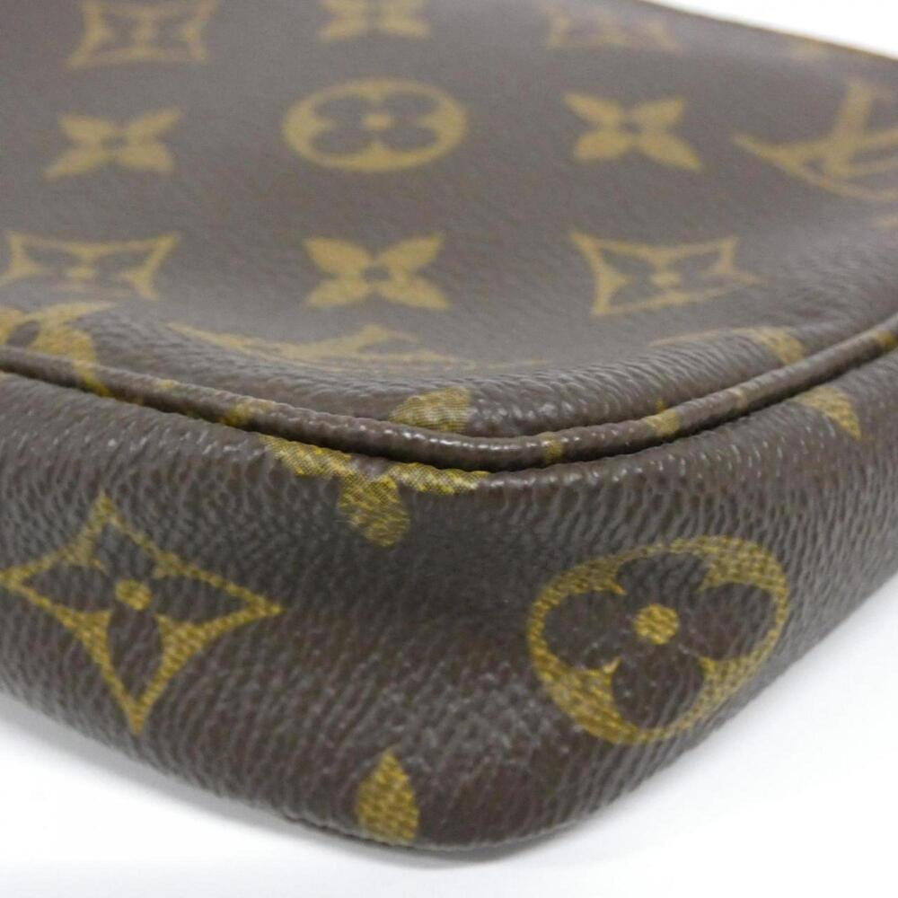 LOUIS VUITTON Authentic Brown Monogram Pochette Pouch - Picture 2 of 6